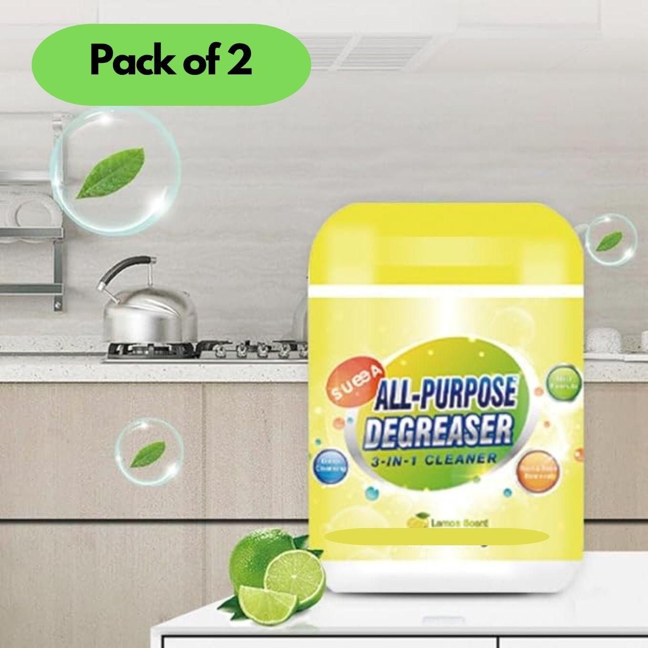 All Purpose Degreaser 3 in 1 Cleaner (Pack of 2)