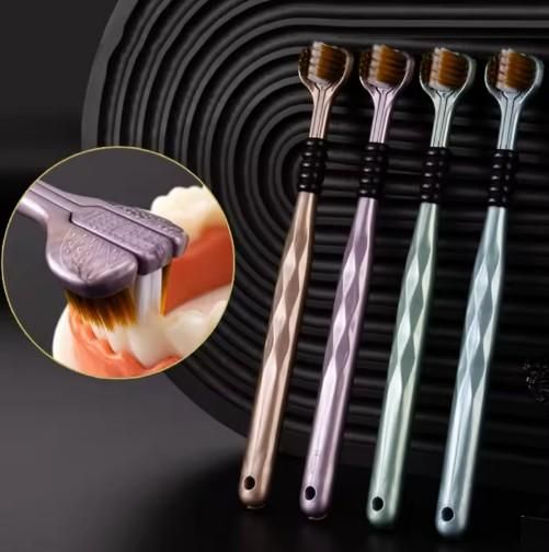 3 Sided Toothbrush (Pack of 4)