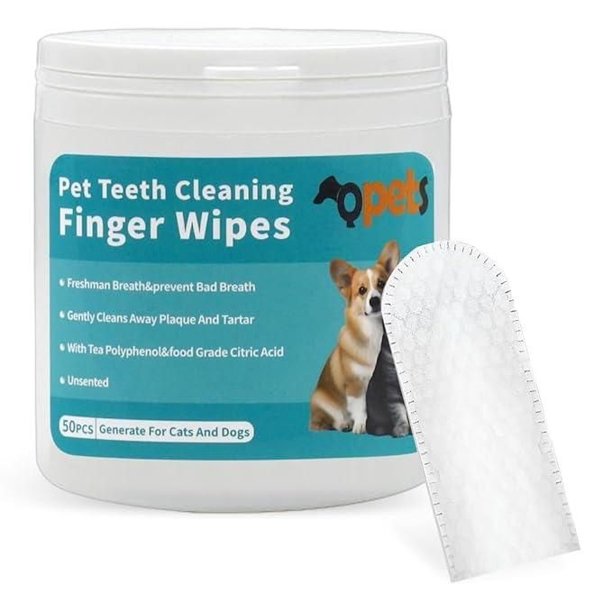 Disposable Dental Finger Wipes for Pets