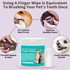 Disposable Dental Finger Wipes for Pets