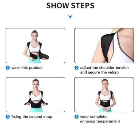 Adjustable Back Posture Corrector/ Slouching Relieve Pain Belt (Unisex)