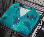 Men's Shirt Floral Blue