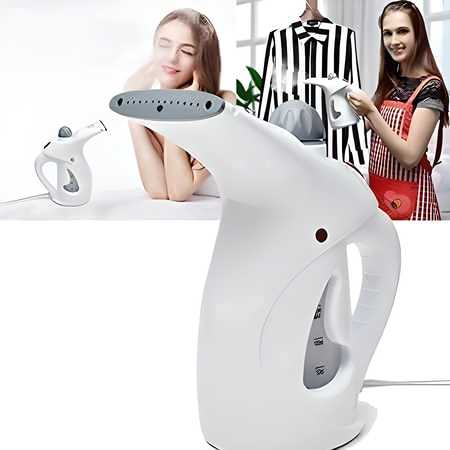 Portable Handheld Garment/Facial Vapor Steamer Iron Brush