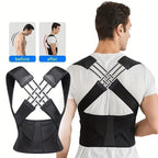 Adjustable Back Posture Corrector/ Slouching Relieve Pain Belt (Unisex)